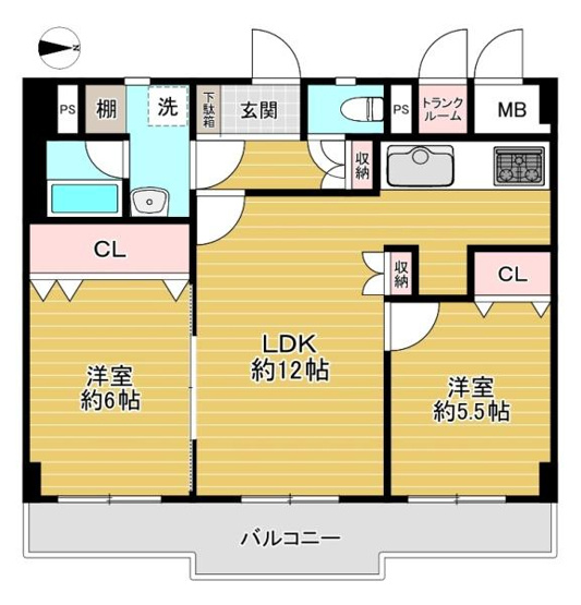 【間取り】 | ライオンズマンション東花園