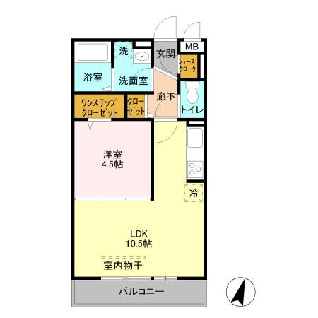 【間取り】 | アンクレージュ　II