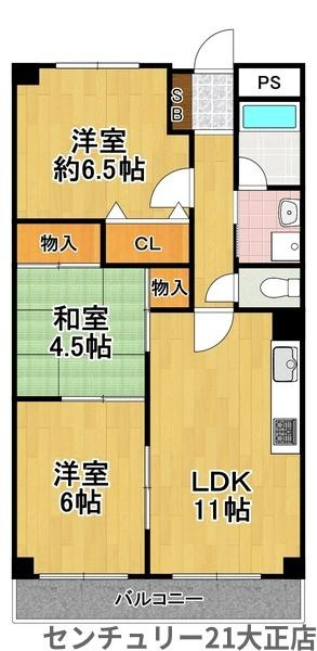 コージーコートの間取り|★３ＬＤＫ★
