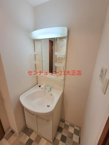 シャトー弁天参番館の洗面所