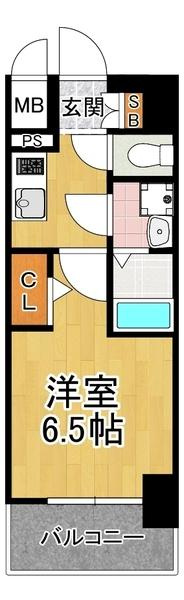 S-FORT大正リヴィエールの間取り|★広い1Ｋ★