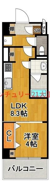 アリビオ大阪港の間取り