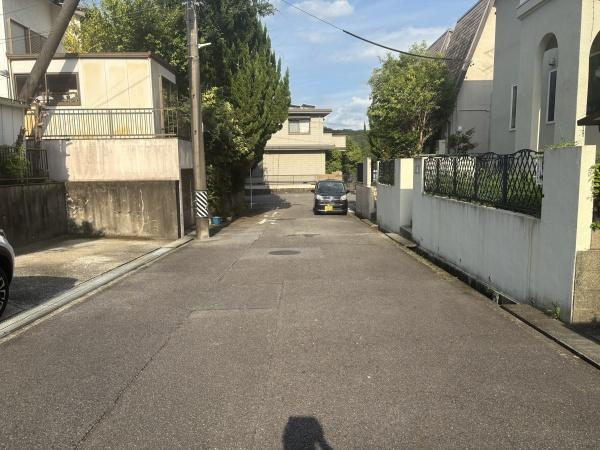 岡崎市真伝町・中古戸建の前面道路含む現地写真|前面道路です。