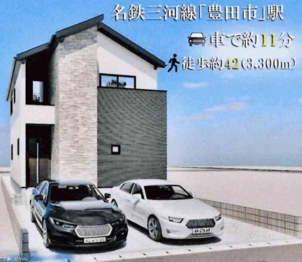 豊田市美里３丁目の新築一戸建の間取り