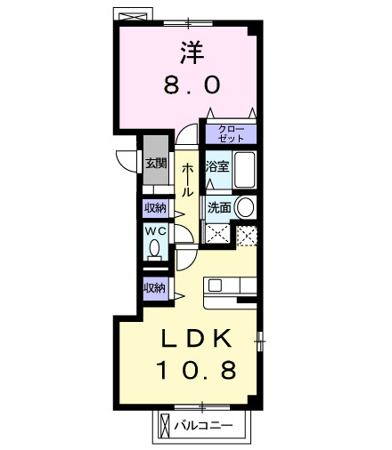 【間取り】 | アルカンシエルⅢ