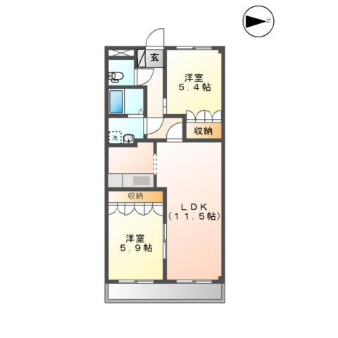 【間取り】 | ルミナスハイム