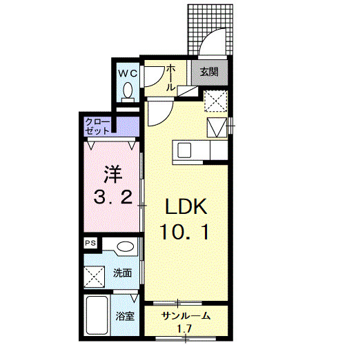 エレガンスⅧの間取り