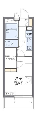 レオパレス沼南７の間取り