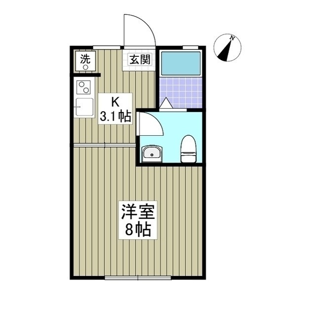 エコーハイツAの間取り