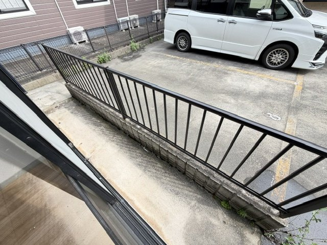 サンガーデン倉敷B棟のバルコニー