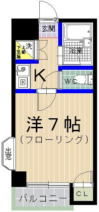 グランディ香椎駅東の間取り