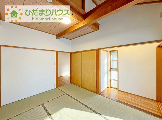 【和室】 | 土浦市滝田2丁目　中古戸建 | 小さなお子さまにはフローリングよりもやわらかい畳の方が安心です♪