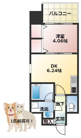 プレジオ布施EUROの間取り