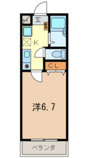 【間取り】 | JC　SOUTH　SHIKI　295