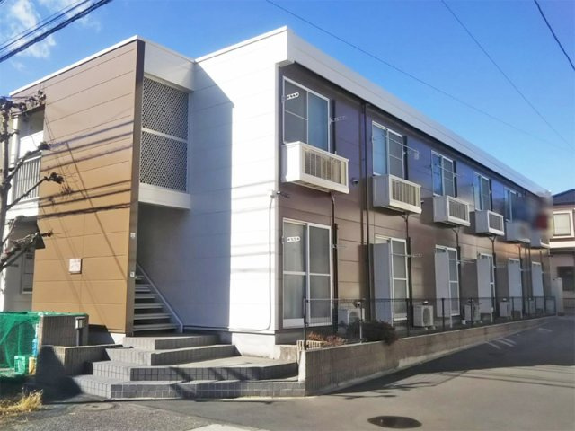 レオパレス大谷田の外観|落ち着いた雰囲気の外観です