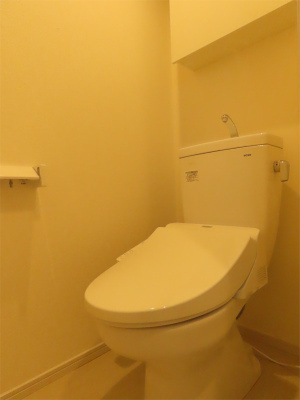 ガーデンfukuのトイレ|落ち着いた色調のトイレです