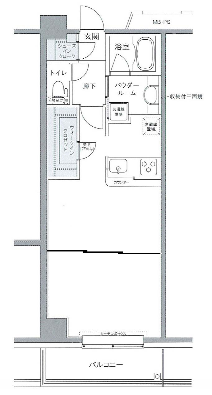 プライムアーバン豊洲の間取り