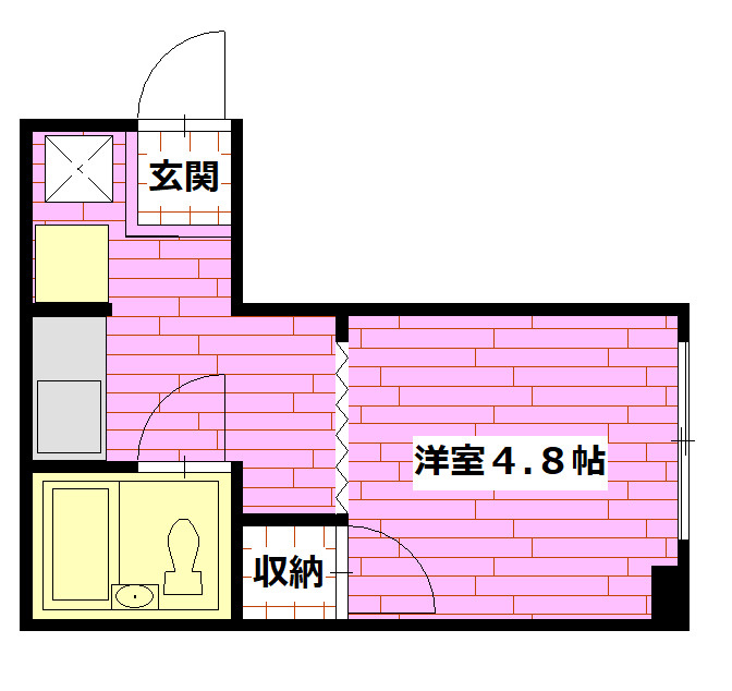 カーサ海田月見M3の間取り