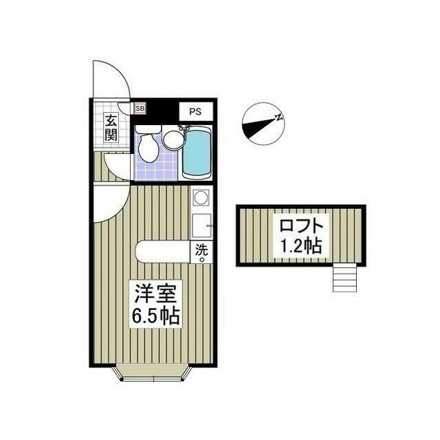ベルピア馬橋２－２の間取り