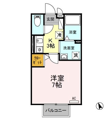 【間取り】 | Ａハイム