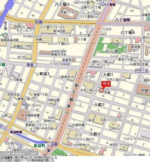 ガラ・ステージ京橋の地図