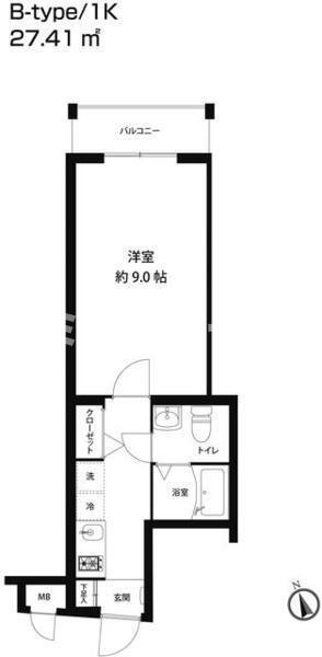 レオーネ馬込の間取り