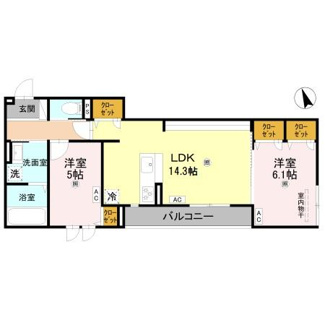 【間取り】 | Bord du Lac Soeri ﾎﾞｰﾃﾞｭﾗｯｸｿｴﾘ