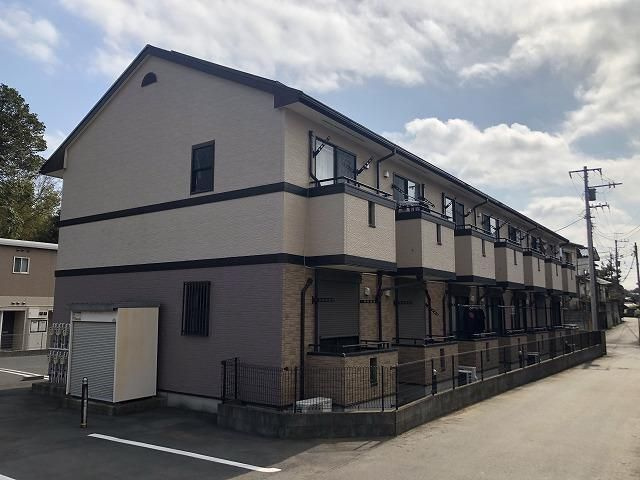 松戸市千駄堀のアパートの外観