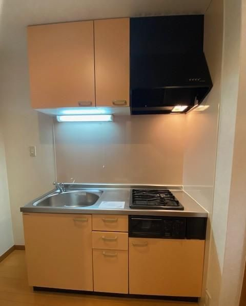 松戸市千駄堀のアパートのキッチン