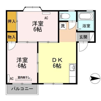 【間取り】 | ロータス１８２　Ｂ