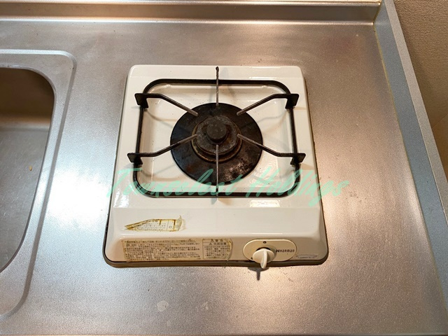 藤沢市鵠沼花沢町のアパートのキッチン