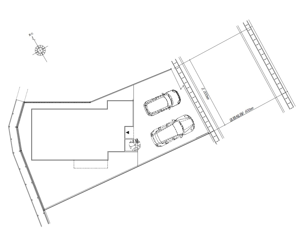 長久手市岩作東中C棟の区画図