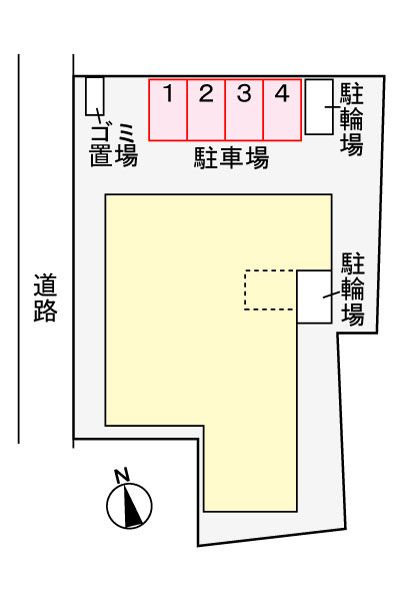 ボガータの区画図