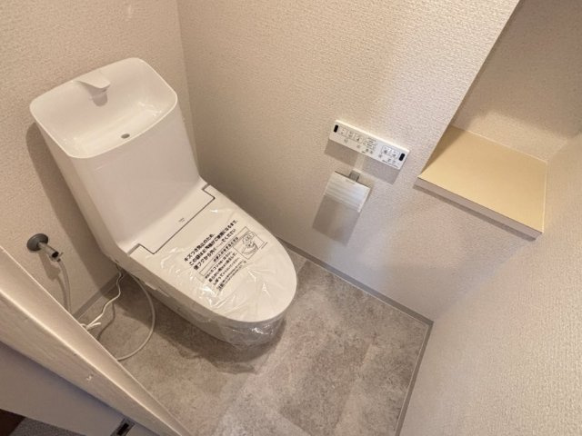 妙見町パークマンションのトイレ|落ち着いたトイレです