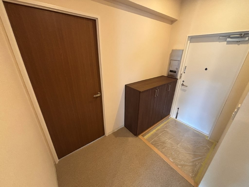 妙見町パークマンションの玄関|落ち着いた玄関です