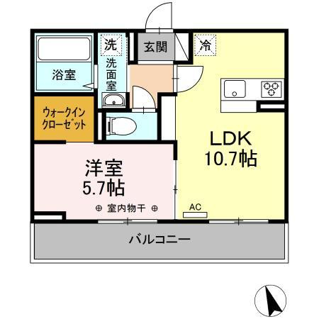 ウェルデンス戸塚 Ａの間取り