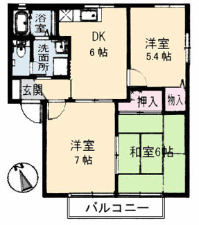 【間取り】 | サンライフ光C棟