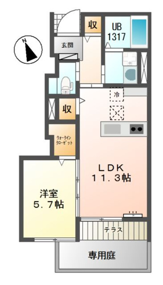【間取り】 | ヴェルジュール佐土