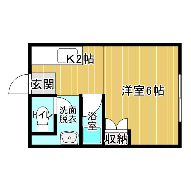 コーポ山手の間取り