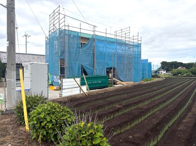 【外観】 | リーブルガーデン.S安中市松井田町二軒在家ー① | （建築前現地）