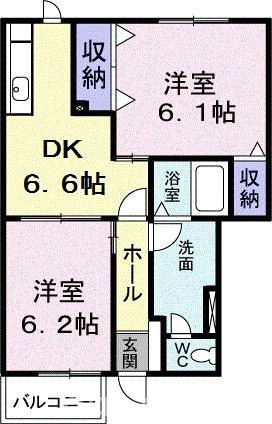 グレイス・カーサＡの間取り