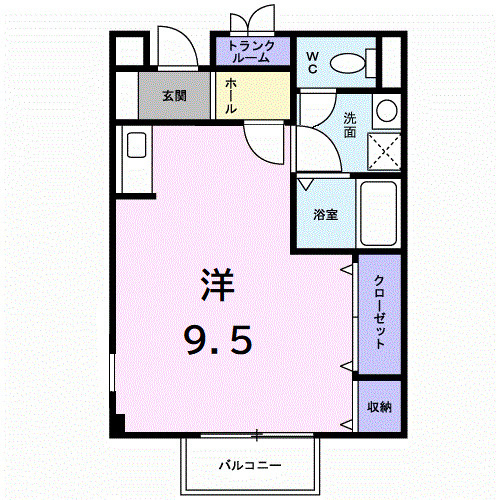 ブルークローバーの間取り
