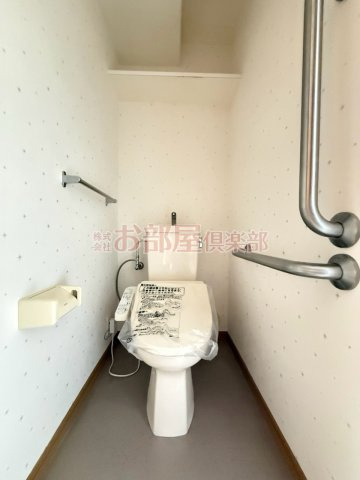 サンパディ久留米のトイレ|シンプルで使いやすいトイレです