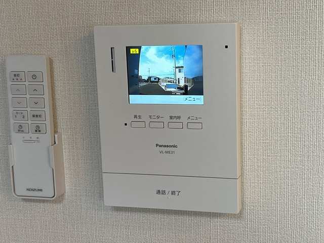 仮）山形市錦町新築アパートのセキュリティ|カメラ付インターホン(イメージ)