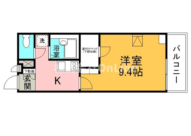 【間取り】 | レオパレス恩智北町ハイツ