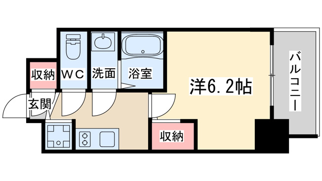 【間取り】 | アドバンス西梅田ビオス