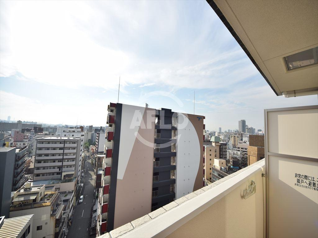 レオンコンフォート難波南の展望|レオンコンフォート難波南　眺望　上層階部分