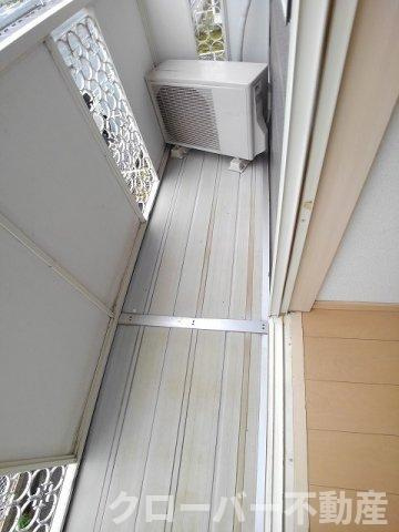 ニューシティ三条Ｂのバルコニー