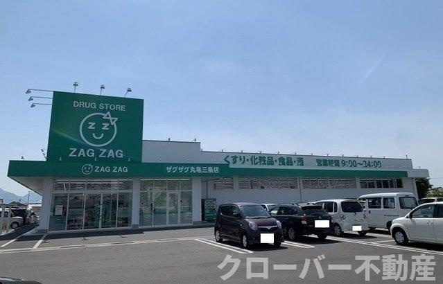 ニューシティ三条Ｂの周辺|ザグザグ丸亀三条店様まで1300m