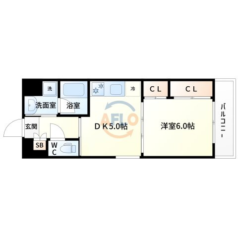 イー・バイ・ユー新大阪の間取り|EbyU新大阪　間取り